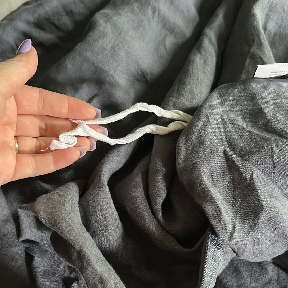 Tuft and needle 100% linen duvet cover